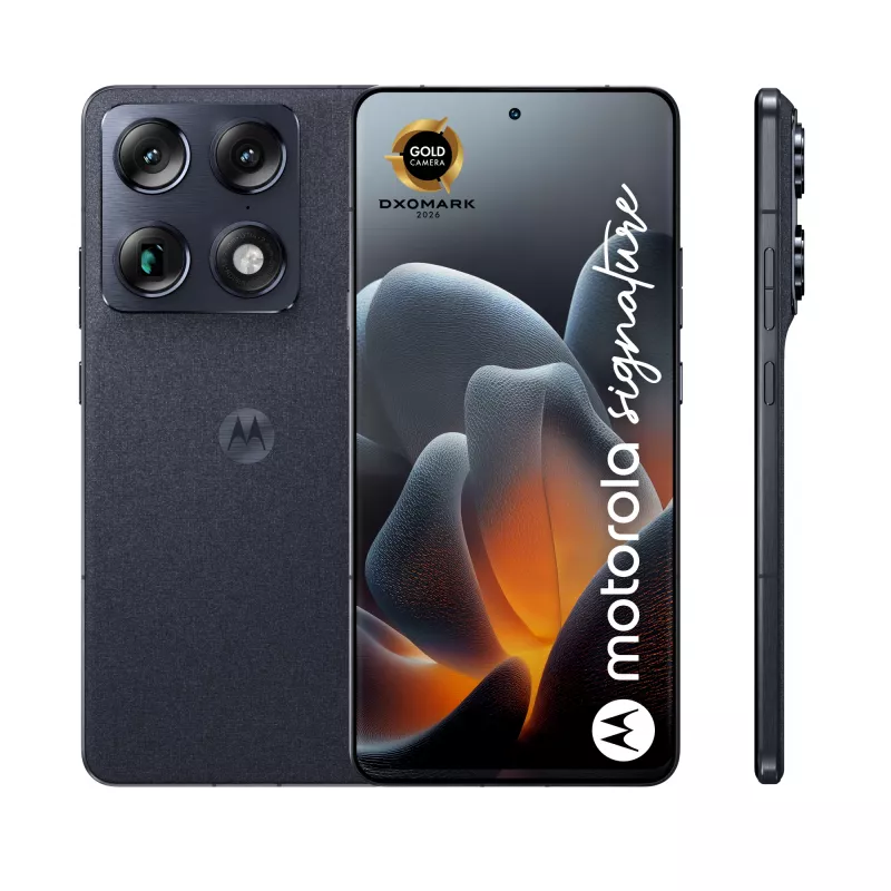 Nutitelefon Motorola Signature 8 Gen 5, 6,78-tolline OLED 2780×1264, 16 GB muutmälu, 512 GB, 50+50 MP, Dual SIM, Android 16, 5200 mAh, tumesinine