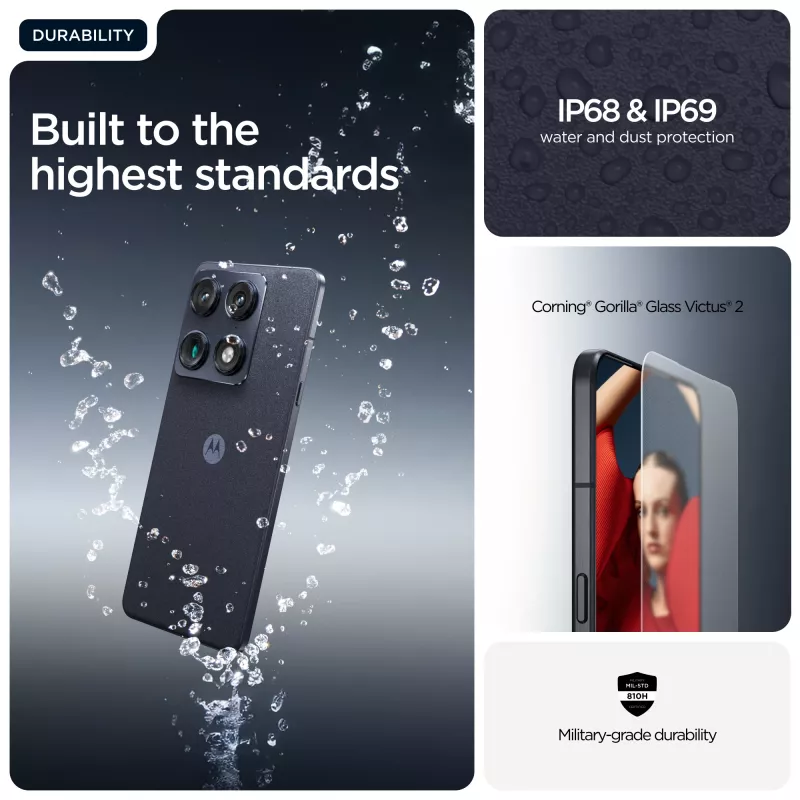Nutitelefon Motorola Signature 8 Gen 5, 6,78-tolline OLED 2780×1264, 16 GB muutmälu, 512 GB, 50+50 MP, Dual SIM, Android 16, 5200 mAh, tumesinine