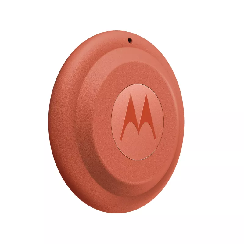 Finder Motorola moto tag 2 — universaalne jälgija, oranž, CR2032 aku, kuni 14400 h, 7,4 g, Ø 31,9 mm, 8 mm