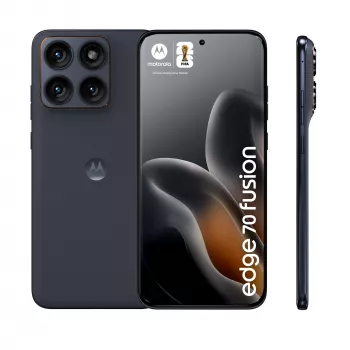 Nutitelefon Motorola edge 70 fusion — 6.78-tolline OLED, Snapdragon 7s Gen 3, 12 GB muutmälu, 256 GB, 7000 mAh, kahe SIM-kaardi tugi, Android 16, must