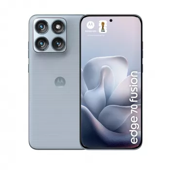 Nutitelefon Motorola edge 70 fusion — 6,78 tolli (17,2 cm) OLED, Snapdragon 7s Gen 3, 12 GB muutmälu, 256 GB, Dual SIM, 7000 mAh, helesinine
