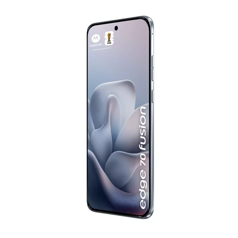 Nutitelefon Motorola edge 70 fusion — 6,78 tolli (17,2 cm) OLED, Snapdragon 7s Gen 3, 12 GB muutmälu, 256 GB, Dual SIM, 7000 mAh, helesinine