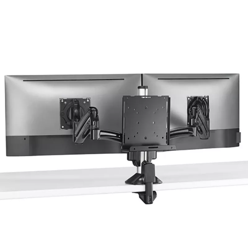 Kinnituskomplekt Chief KRA232B — õhukese kliendi / arvuti kolonnikinnitus, teras, must, max koormus 1,36 kg