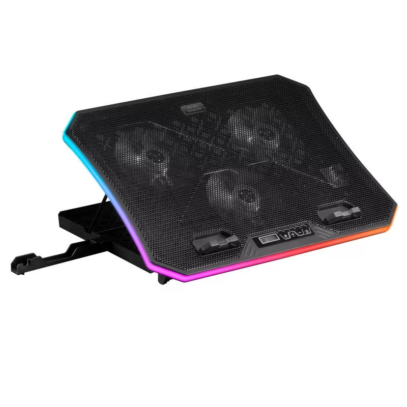 Mars Gaming MNBC6, jahutusalus + alus XL 19'' ARGB, 3 ventilaatorit, mobiilialus