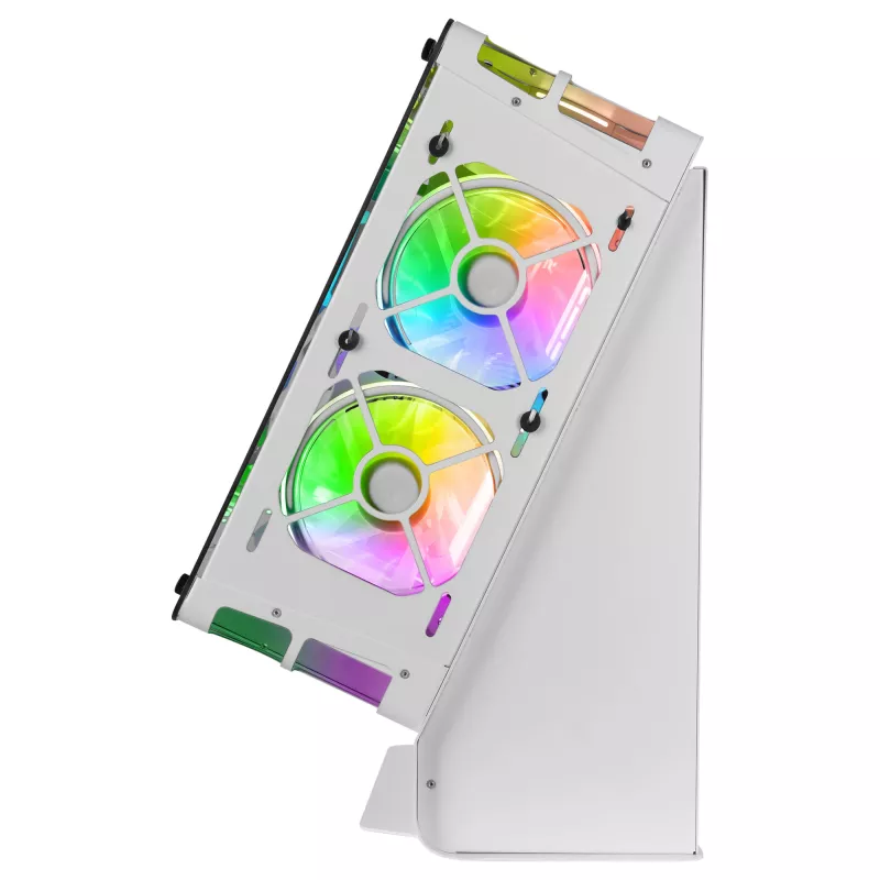 Mars Gaming MCB valge arvutimängude ATX XL korpus Custom Premium Edition modulaarne kahekambriline struktuur