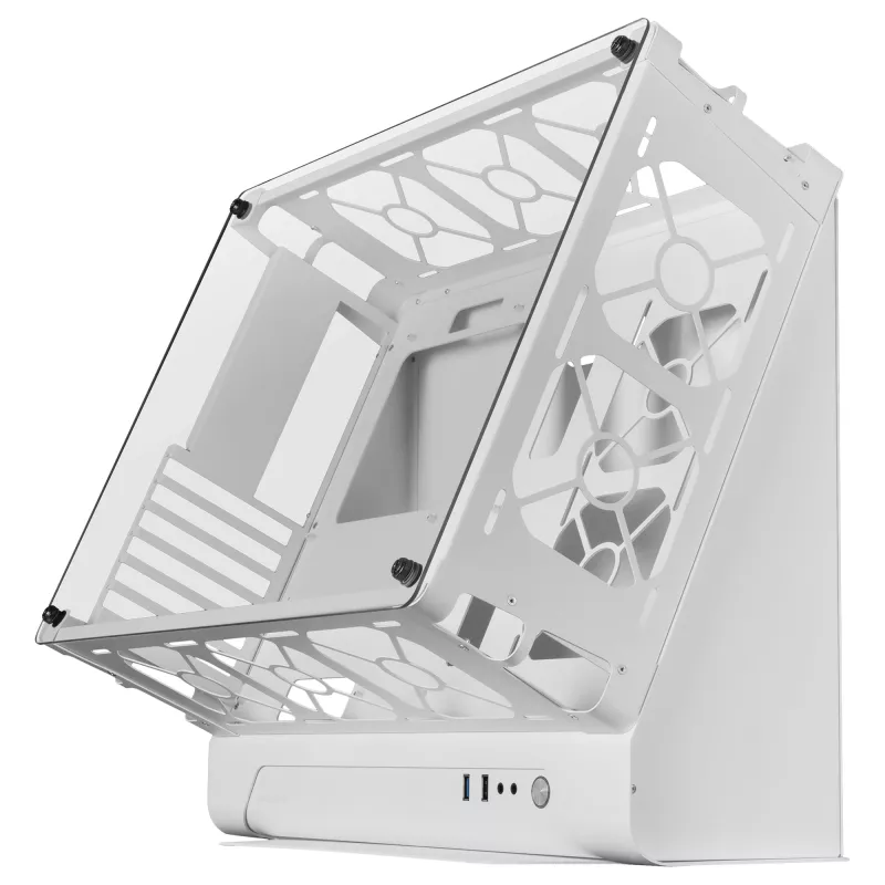Mars Gaming MCB valge arvutimängude ATX XL korpus Custom Premium Edition modulaarne kahekambriline struktuur