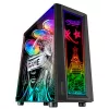 Mars Gaming MC-ART Must ATX Gaming PC Case Double Drawable Tempered Glass ARGB 12 Modes 12cm Fan