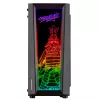 Mars Gaming MC-ART Must ATX Gaming PC Case Double Drawable Tempered Glass ARGB 12 Modes 12cm Fan