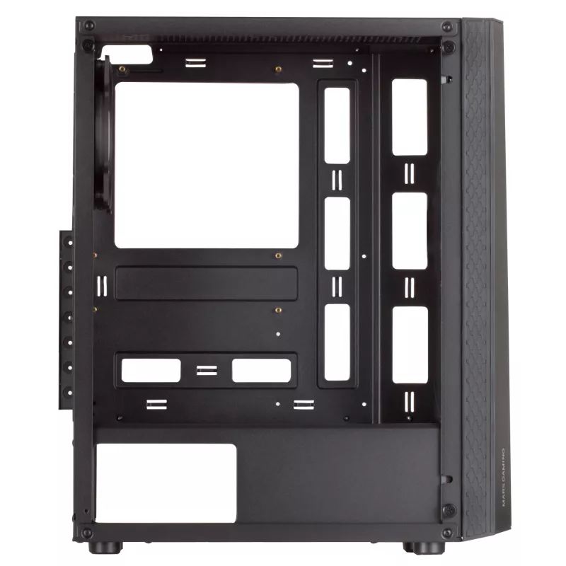 Mars Gaming MC-ART Must ATX Gaming PC Case Double Drawable Tempered Glass ARGB 12 Modes 12cm Fan