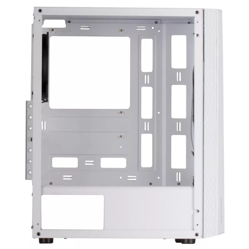 Mars Gaming MC-ART Valge ATX Gaming PC Case Double Drawable Tempered Glass ARGB 12 Modes 12cm Fan