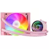 Mars Gaming ML-ONE120 Pink vedelikjahutusega protsessori jahuti TDP 200W lõpmatuse peegel FRGB vaikne ventilaator universaalne mitmepesaline