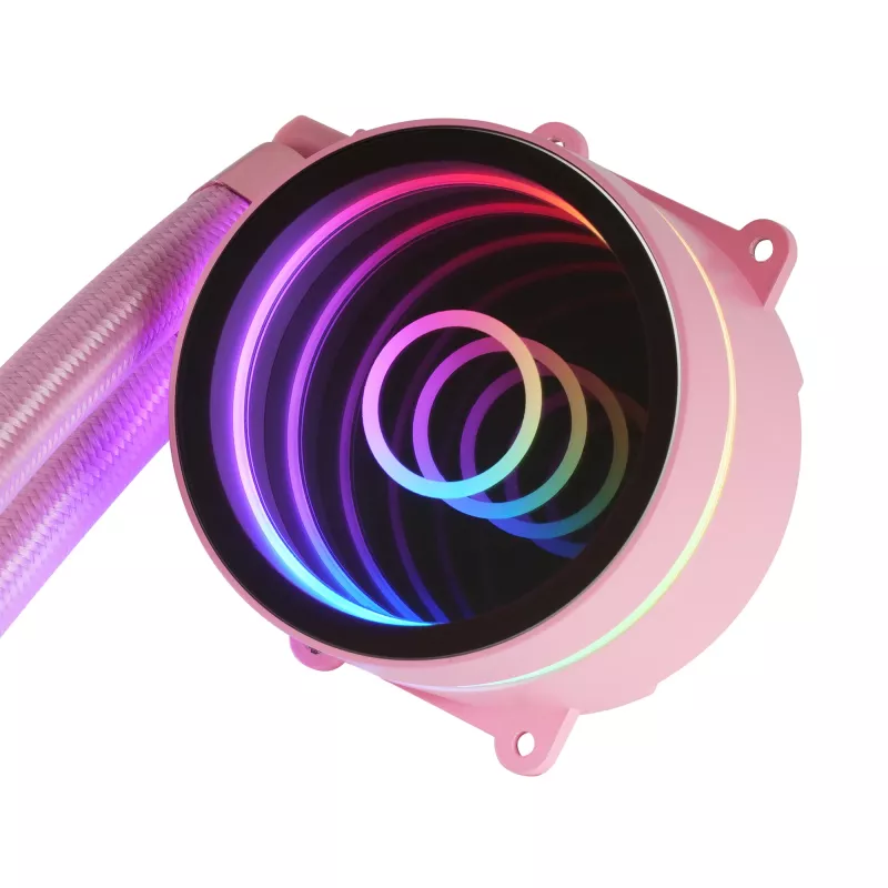 Mars Gaming ML-ONE120 Pink vedelikjahutusega protsessori jahuti TDP 200W lõpmatuse peegel FRGB vaikne ventilaator universaalne mitmepesaline