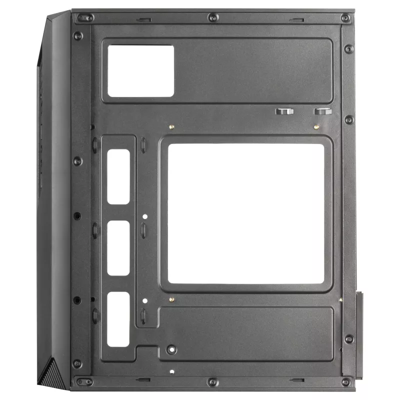 Mars Gaming MC-S1 Must Kompaktne Mikro-ATX Mänguri Arvutikorpus ARGB Valgustus 12 Režiimi FRGB Ventilaator Täispikkuses Külgaken
