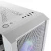 Mars Gaming MC-C Valge PC ATX korpus metallist võrgust esipaneel karastatud klaasist aken 3 esiosa FRGB 120 mm ventilaatorit