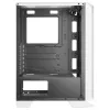 Mars Gaming MC-C Valge PC ATX korpus metallist võrgust esipaneel karastatud klaasist aken 3 esiosa FRGB 120 mm ventilaatorit