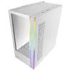 Mars Gaming MC-ULTRA Valge Custom XXL E-ATX Gaming Tower Dual ARGB LED Stripes Dual Tempered Glass Windows Dual Vertical Camera Structure