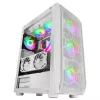 Mars Gaming MC-KX Valge Premium E-ATX Gaming Tower FREEZER CPU System 5 Ultra-quiet ARGB Fans ARGB kontroller and RF kontroller Mesh Front