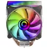 Mars Gaming MCPU-VR must CPU jahutusradiaator kahe lõpmatuse peegli ARGB-ga, 4 HCT soojustoru, 180 W TDP, ülivaikne PWM 12 cm ventilaator