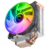 Mars Gaming MCPU-VR must CPU jahutusradiaator kahe lõpmatuse peegli ARGB-ga, 4 HCT soojustoru, 180 W TDP, ülivaikne PWM 12 cm ventilaator