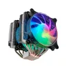 Mars Gaming MCPU-XT Must CPU jahutusradiaator Topelttornjahutus 6 HCT soojustoru TDP 300 W 2 ARGB PWM 12 cm ventilaatorit