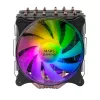 Mars Gaming MCPU-XT Must CPU jahutusradiaator Topelttornjahutus 6 HCT soojustoru TDP 300 W 2 ARGB PWM 12 cm ventilaatorit