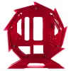 Mars Gaming MCORB Red Micro-ATX XL mänguri arvutikorpus, kohandatud ümmargune disain, kahekordne karastatud klaas