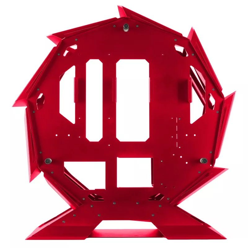 Mars Gaming MCORB Red Micro-ATX XL mänguri arvutikorpus, kohandatud ümmargune disain, kahekordne karastatud klaas