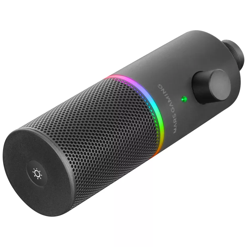 Mars Gaming MMIC-XT, professionaalne kõrglahutusega 192 kHz 24-bitine stuudiomikrofon, mitmesuunaline hoob, vibratsioonivastane kinnitus, metallvõrk popfilter, must