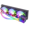 Mars Gaming ML-ULTRA360 must vedelikjahutus protsessorile TDP 650 W lõpmatuse peegel 3 vaikset FDB ARGB ventilaatorit ARGB torud universaalne mitmepistikupesa