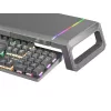Mars Gaming MGS-ONE Must Chroma RGB Monitor Stand Adjustable Size Smartphone and Tablet Stand Front USB 2.0