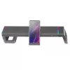 Mars Gaming MGS-ONE Must Chroma RGB Monitor Stand Adjustable Size Smartphone and Tablet Stand Front USB 2.0