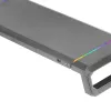 Mars Gaming MGS-ONE Must Chroma RGB Monitor Stand Adjustable Size Smartphone and Tablet Stand Front USB 2.0