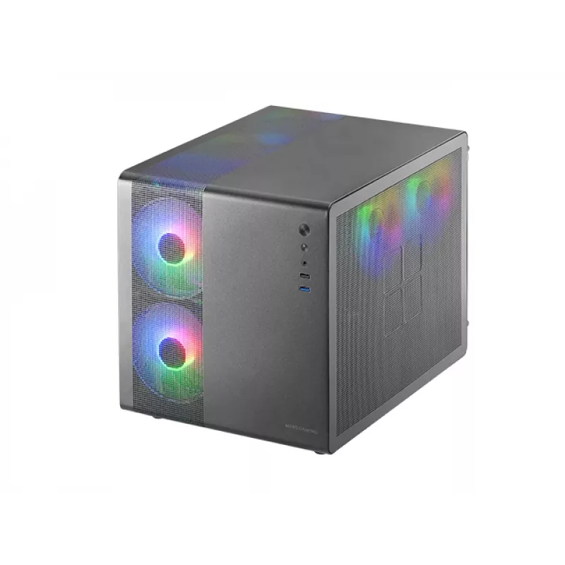 Mini Tower PC Mars Gaming MC-400 Valge 2x 120 mm esiventilaatorit