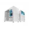 Mars Gaming MC-LCD Micro ATX mini tower arvutikorpus klaaspaneeliga, valge