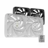 Mars Gaming MF-NCLX2W arvutikorpuse ventilaator 12 cm valge 2 tk
