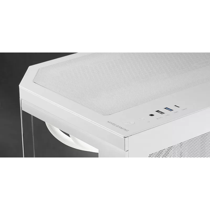 Mars Gaming MC-3TCOREMW Mini Tower Valge