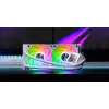 Mars Gaming ML-VISION240W AIO vedelikjahutusega protsessorijahuti, 240 mm, RGB, valge