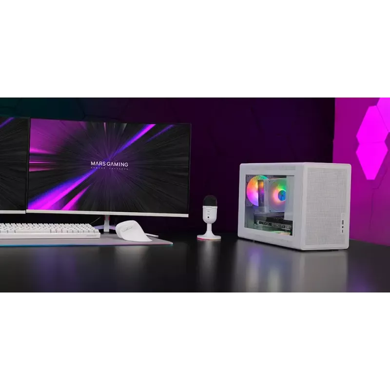 Arvutikorpus Mars Gaming MCXPSW mATX valge