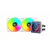 Mars Gaming ML-VISIONPRO240W protsessori kõik-ühes vedelikjahuti 12 cm valge 1 tk