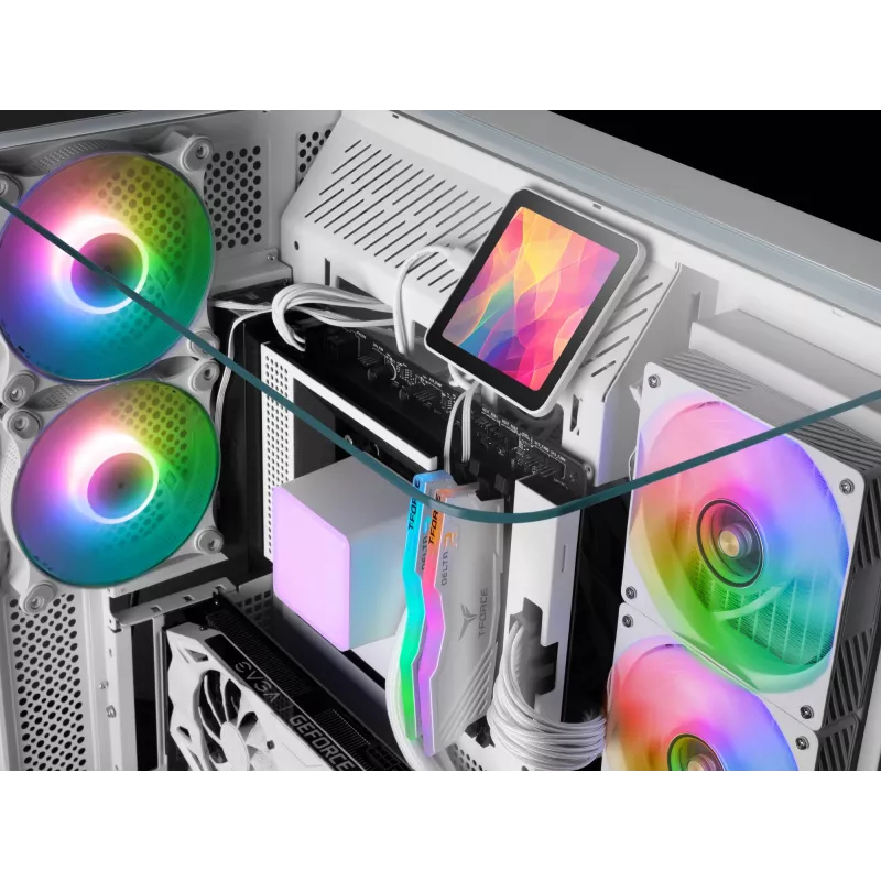 Mars Gaming ML-VISIONPRO240W protsessori kõik-ühes vedelikjahuti 12 cm valge 1 tk