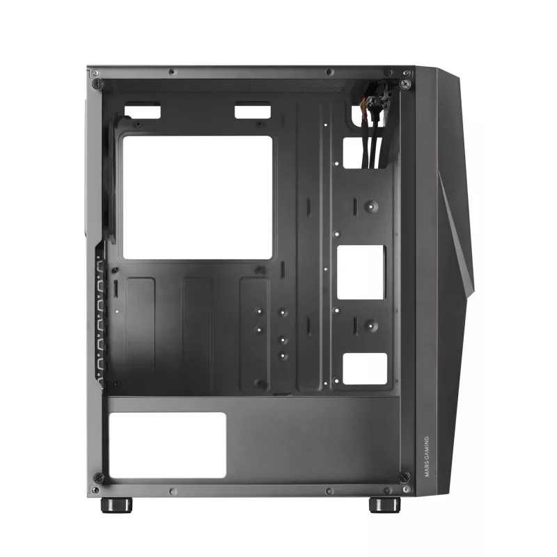 Mars Gaming MC777, ATX arvutikorpus, ARGB valgustus, must, arvutikorpus, must, ATX, mikro-ATX, Mini-ITX, sinine, roheline, punane, 15,8 cm, 31,8 cm