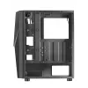 Mars Gaming MC777, ATX arvutikorpus, ARGB valgustus, must, arvutikorpus, must, ATX, mikro-ATX, Mini-ITX, sinine, roheline, punane, 15,8 cm, 31,8 cm