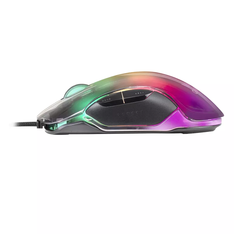 Mars Gaming MMGLOW mängurihiir RGB Chroma-Glow peegelviimistlus 12800 DPI must