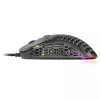 Mars Gaming MM55 Must RGB Chroma mängurihiir ülikerge 55g 12800 DPI HUANO mehaanilised lülitid