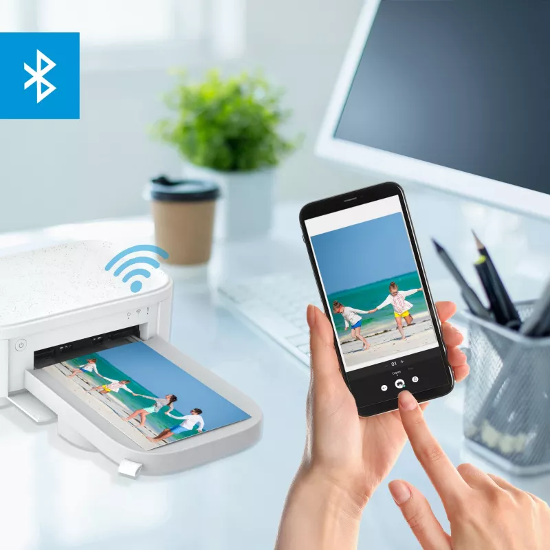 HP Sprocket Studio Plus fotoprinter Värvisublimatsioon 300 x 300 DPI 4 tolli x 6 tolli (10x15 cm) Wi-Fi