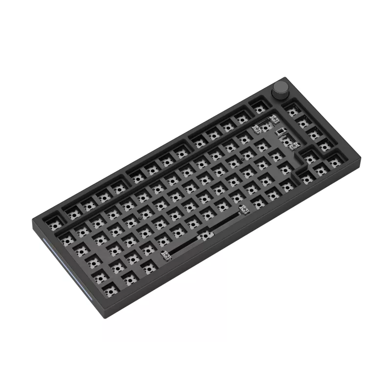 Klaviatuuri baasmudel GLORIOUS GMMK Pro — 75% alumiiniumkorpus, Must, 332×135×32 mm, 1,5 kg