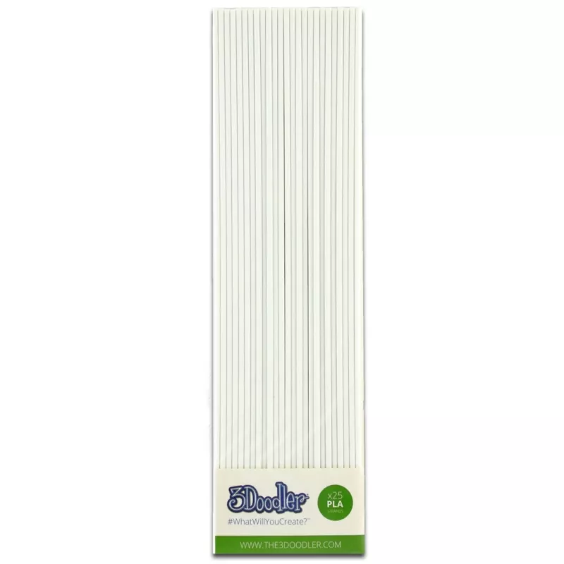 3Doodler PL06-SNOW 3D-printimismaterjal polüpiimhape (PLA) valge 2 g