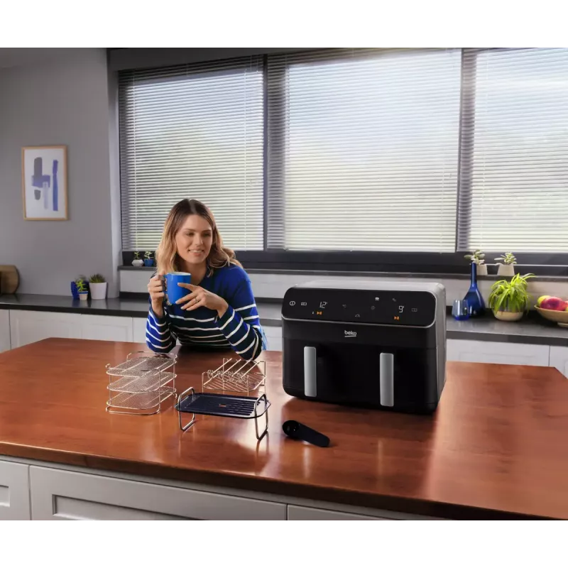 Kuumaõhufritüür Beko FRL5388B ExpertFry 8,5L 2400W Must Puutetundlik juhtimine