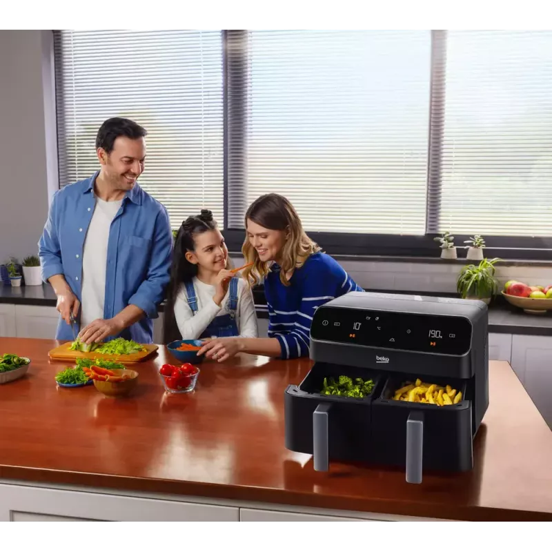 Kuumaõhufritüür Beko FRL5388B ExpertFry 8,5L 2400W Must Puutetundlik juhtimine