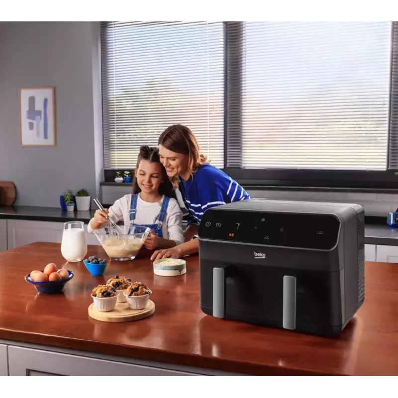 Kuumaõhufritüür BEKO FRL3374B 7,6L 1750W Must puutetundlik juhtimine, 9 programmi, 35–200 °C